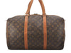 Authentic Louis Vuitton Monogram Sac Souple 45 Hand Boston Bag M41624 LV 3177J