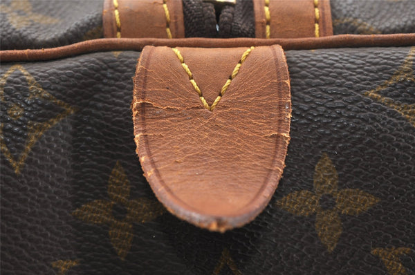 Authentic Louis Vuitton Monogram Sac Souple 45 Hand Boston Bag M41624 LV 3177J