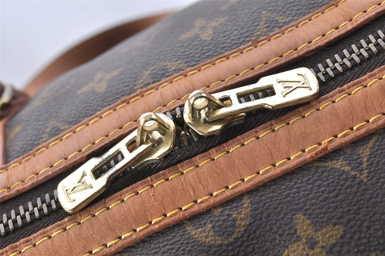 Authentic Louis Vuitton Monogram Sac Souple 45 Hand Boston Bag M41624 LV 3177J