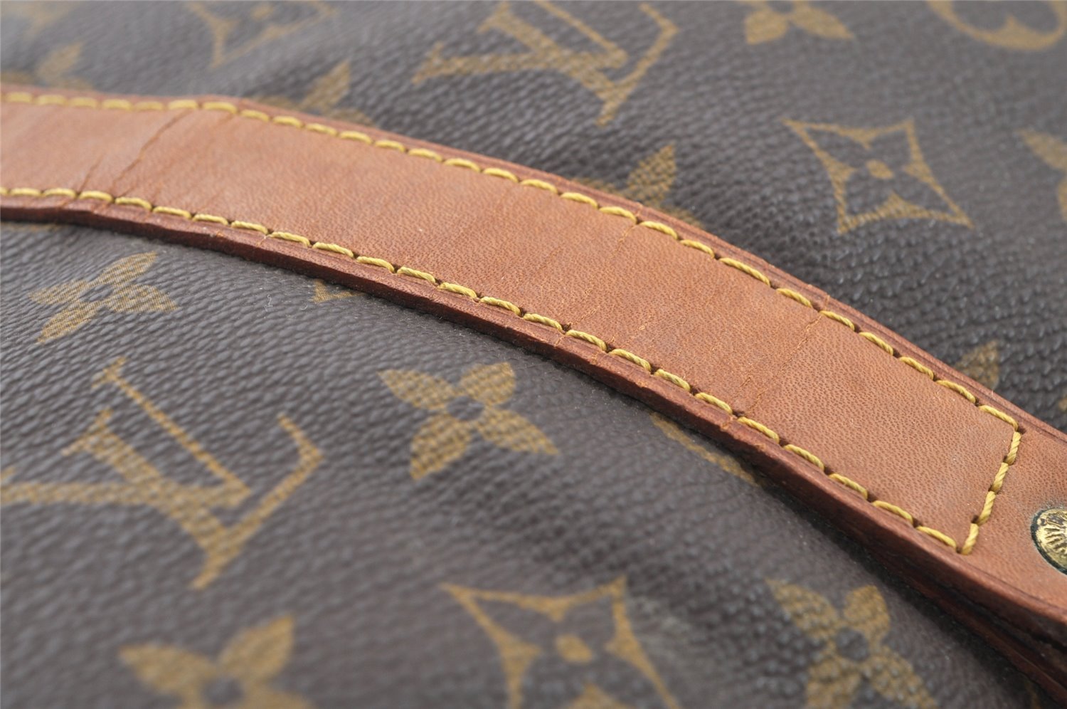 Authentic Louis Vuitton Monogram Sac Souple 45 Hand Boston Bag M41624 LV 3177J