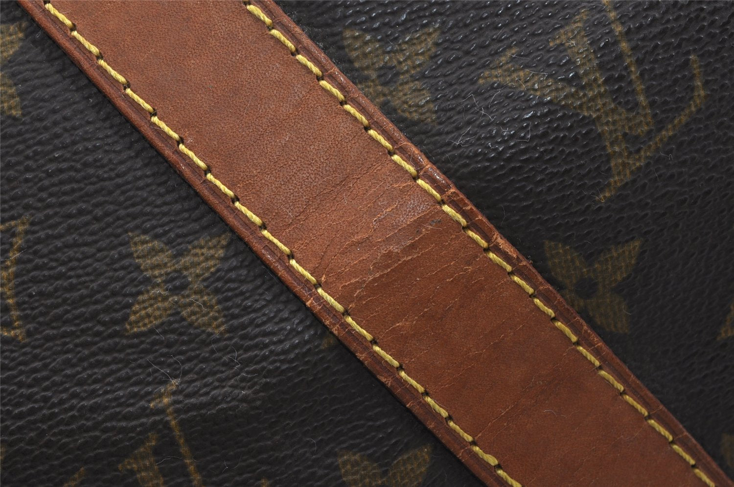 Authentic Louis Vuitton Monogram Sac Souple 45 Hand Boston Bag M41624 LV 3177J