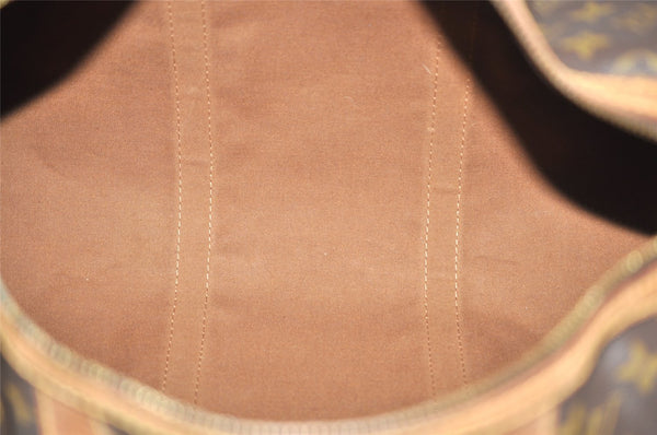 Authentic Louis Vuitton Monogram Sac Souple 45 Hand Boston Bag M41624 LV 3177J