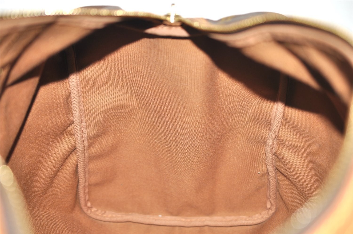 Authentic Louis Vuitton Monogram Sac Souple 45 Hand Boston Bag M41624 LV 3177J