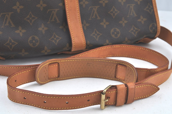 Authentic Louis Vuitton Monogram Saumur 35 Shoulder Cross Bag M42254 LV 3178J