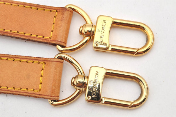 Authentic Louis Vuitton Leather Shoulder Strap Beige 42.1-47.6" LV Junk 3178K