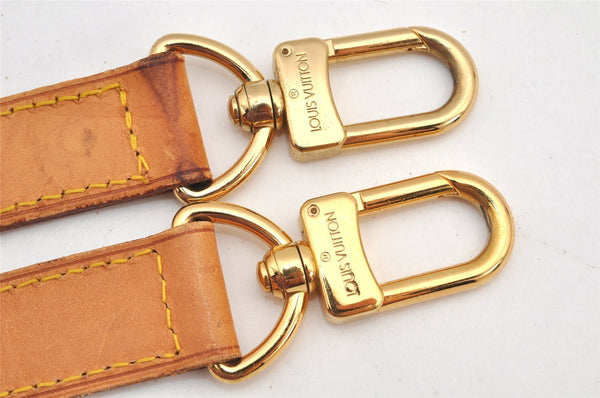 Authentic Louis Vuitton Leather Shoulder Strap Beige 42.1-47.6" LV Junk 3178K