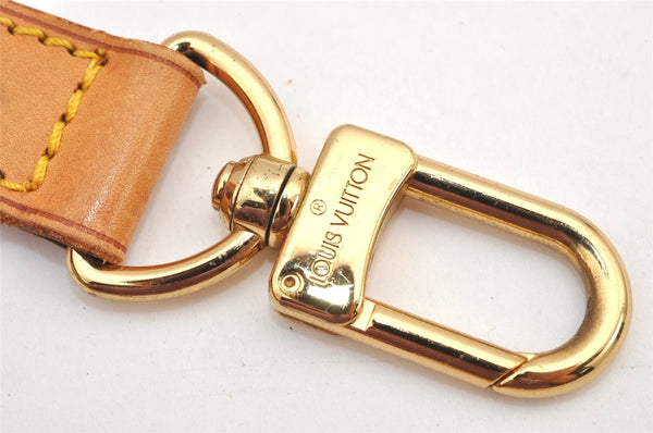 Authentic Louis Vuitton Leather Shoulder Strap Beige 42.1-47.6" LV Junk 3178K