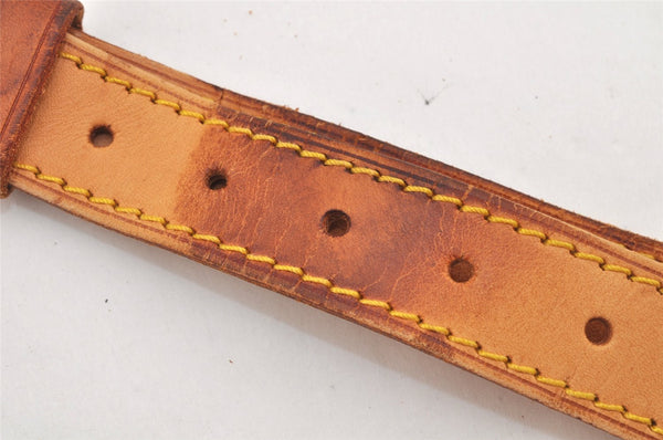 Authentic Louis Vuitton Leather Shoulder Strap Beige 42.1-47.6" LV Junk 3178K