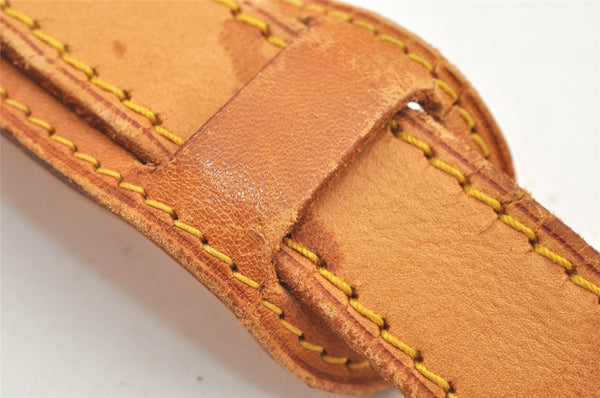 Authentic Louis Vuitton Leather Shoulder Strap Beige 42.1-47.6" LV Junk 3178K