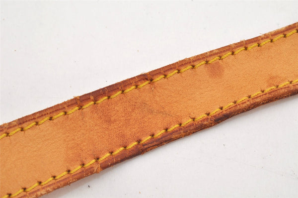 Authentic Louis Vuitton Leather Shoulder Strap Beige 42.1-47.6" LV Junk 3178K