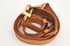 Authentic Louis Vuitton Leather Shoulder Strap Beige 42.1-47.6" LV Junk 3178K