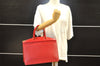 Authentic Louis Vuitton Epi Riviera Hand Bag Red M48187 LV 3179I