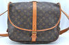 Authentic Louis Vuitton Monogram Saumur 35 Shoulder Cross Bag M42254 LV 3179J