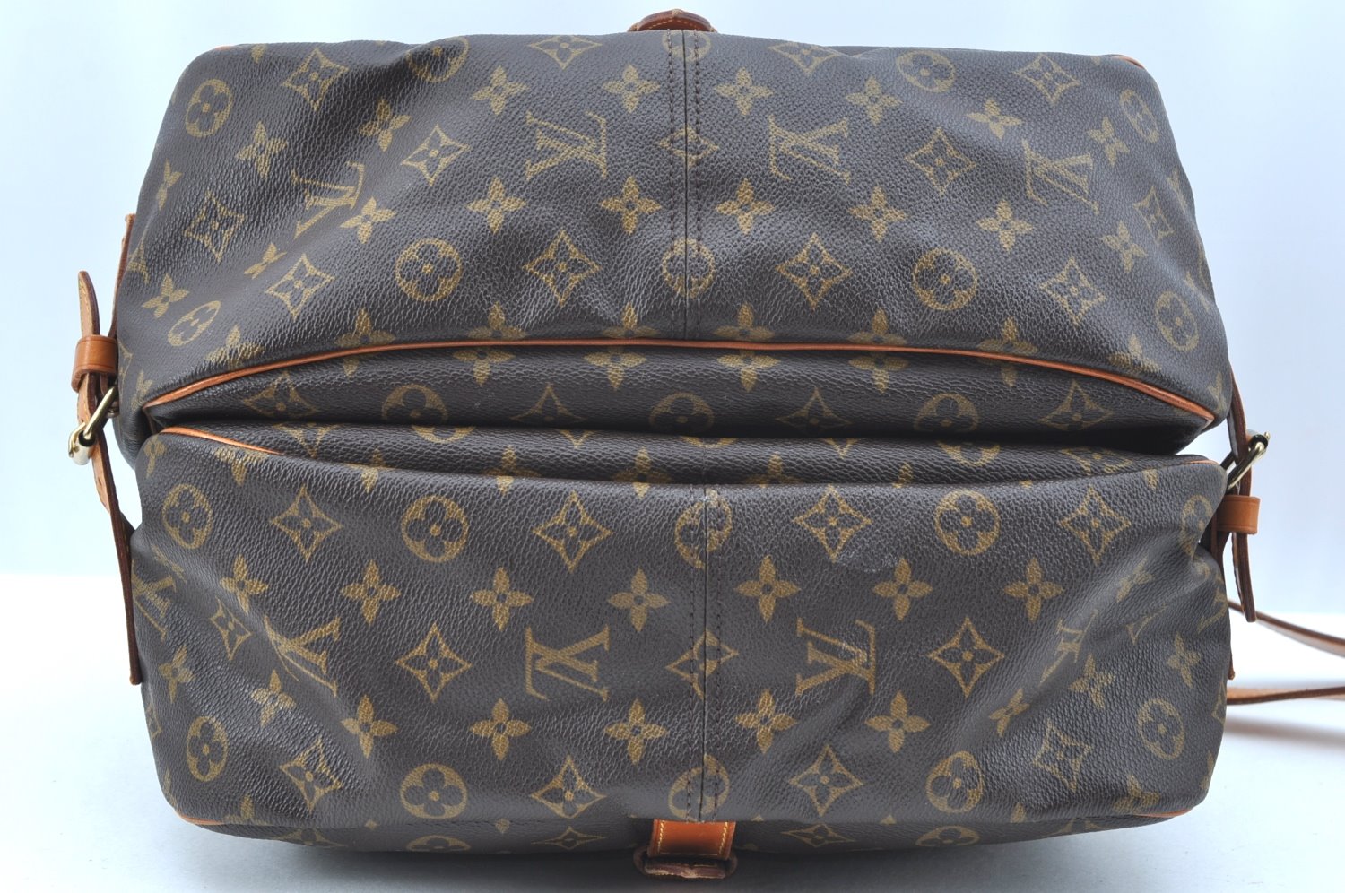 Authentic Louis Vuitton Monogram Saumur 35 Shoulder Cross Bag M42254 LV 3179J