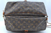 Authentic Louis Vuitton Monogram Saumur 35 Shoulder Cross Bag M42254 LV 3179J