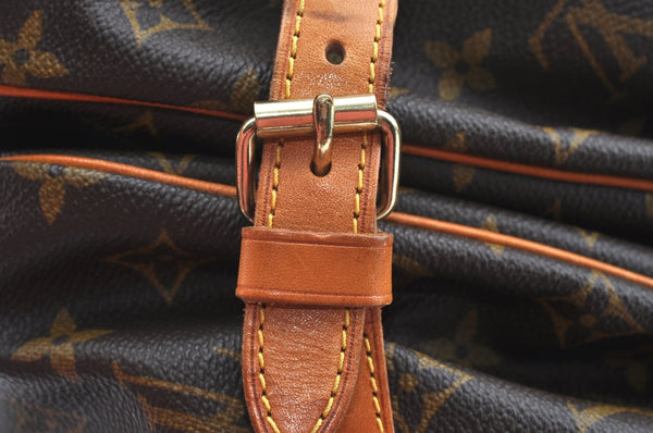 Authentic Louis Vuitton Monogram Saumur 35 Shoulder Cross Bag M42254 LV 3179J