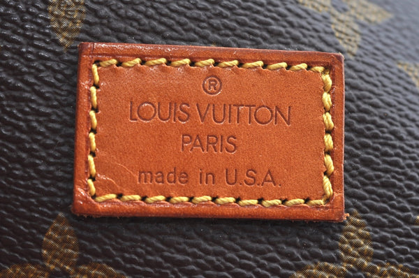 Authentic Louis Vuitton Monogram Saumur 35 Shoulder Cross Bag M42254 LV 3179J
