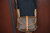 Authentic Louis Vuitton Monogram Saumur 35 Shoulder Cross Bag M42254 LV 3179J