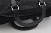 Authentic PRADA Nylon Tessuto Leather 2Way Tote Hand Bag BN1066 Black 3180J