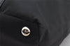 Authentic PRADA Nylon Tessuto Leather 2Way Tote Hand Bag BN1066 Black 3180J