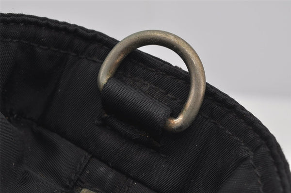 Authentic PRADA Nylon Tessuto Leather 2Way Tote Hand Bag BN1066 Black 3180J