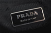 Authentic PRADA Nylon Tessuto Leather 2Way Tote Hand Bag BN1066 Black 3180J