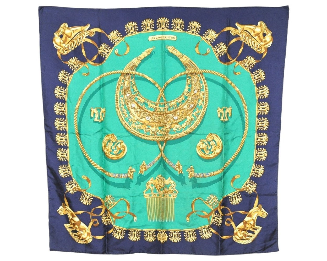 Authentic HERMES Carre 90 Scarf 