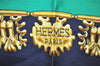 Authentic HERMES Carre 90 Scarf "LES CAVALIERS D'OR" Silk Navy Blue 3180K