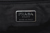 Authentic PRADA Vintage Nylon Tessuto Leather Shoulder Hand Tote Bag Black 3182I