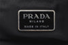 Authentic PRADA Tessuto Sport Nylon Leather Shoulder Cross Bag V261 Black 3183I