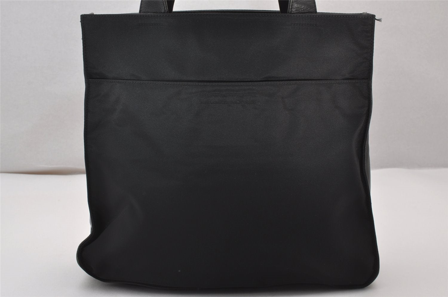 Authentic PRADA Nylon Tessuto Leather Shoulder Hand Bag Purse Black 3183J