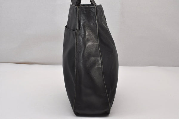Authentic PRADA Nylon Tessuto Leather Shoulder Hand Bag Purse Black 3183J