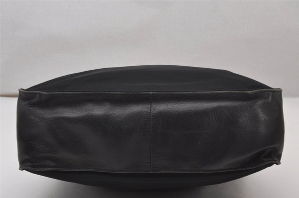 Authentic PRADA Nylon Tessuto Leather Shoulder Hand Bag Purse Black 3183J
