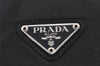 Authentic PRADA Nylon Tessuto Leather Shoulder Hand Bag Purse Black 3183J
