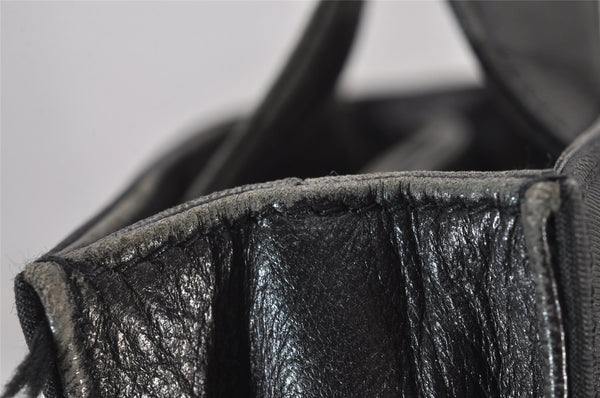 Authentic PRADA Nylon Tessuto Leather Shoulder Hand Bag Purse Black 3183J