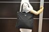 Authentic PRADA Nylon Tessuto Leather Shoulder Hand Bag Purse Black 3183J