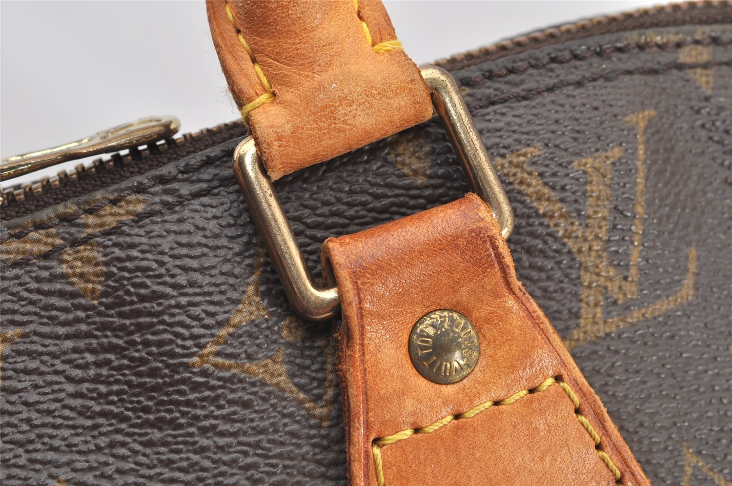 Authentic Louis Vuitton Monogram Alma Hand Bag Purse M51130 LV Junk 3183K