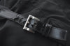 Authentic PRADA Vintage Nylon Tessuto Leather Drawstring Backpack Black 3184J