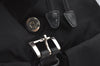 Authentic PRADA Vintage Nylon Tessuto Leather Drawstring Backpack Black 3184J