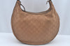 Authentic GUCCI Guccissima Twins Shoulder Hand Bag GG Leather 232962 Brown 3185J