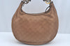 Authentic GUCCI Guccissima Twins Shoulder Hand Bag GG Leather 232962 Brown 3185J