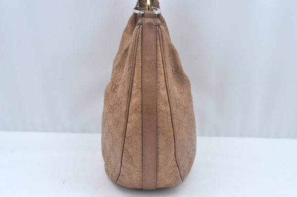 Authentic GUCCI Guccissima Twins Shoulder Hand Bag GG Leather 232962 Brown 3185J