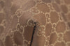 Authentic GUCCI Vintage Shoulder Tote Bag GG Canvas Leather 267474 Brown 3187J