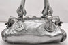 Authentic Chloe Vintage Paddington Leather Shoulder Hand Bag Silver 3187K