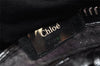 Authentic Chloe Vintage Paddington Leather Shoulder Hand Bag Silver 3187K