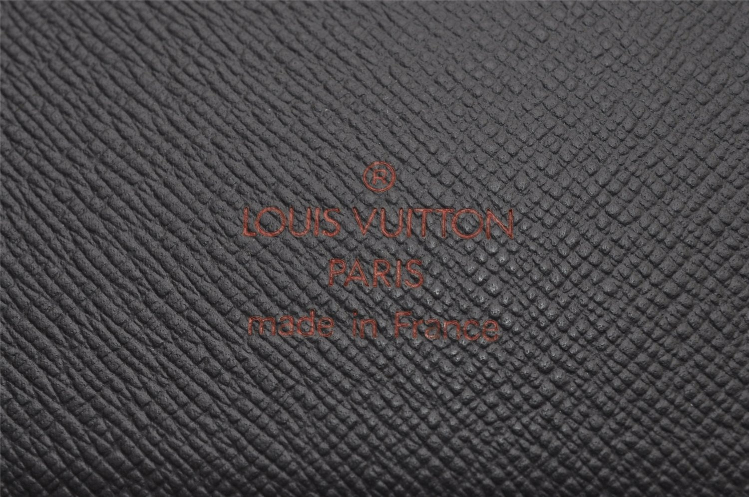 Authentic Louis Vuitton Epi Agenda GM Notebook Cover Black R20212 LV 3188I