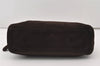 Authentic CHANEL CC Logo Chain Shoulder Hand Bag Purse Suede Brown 3188J