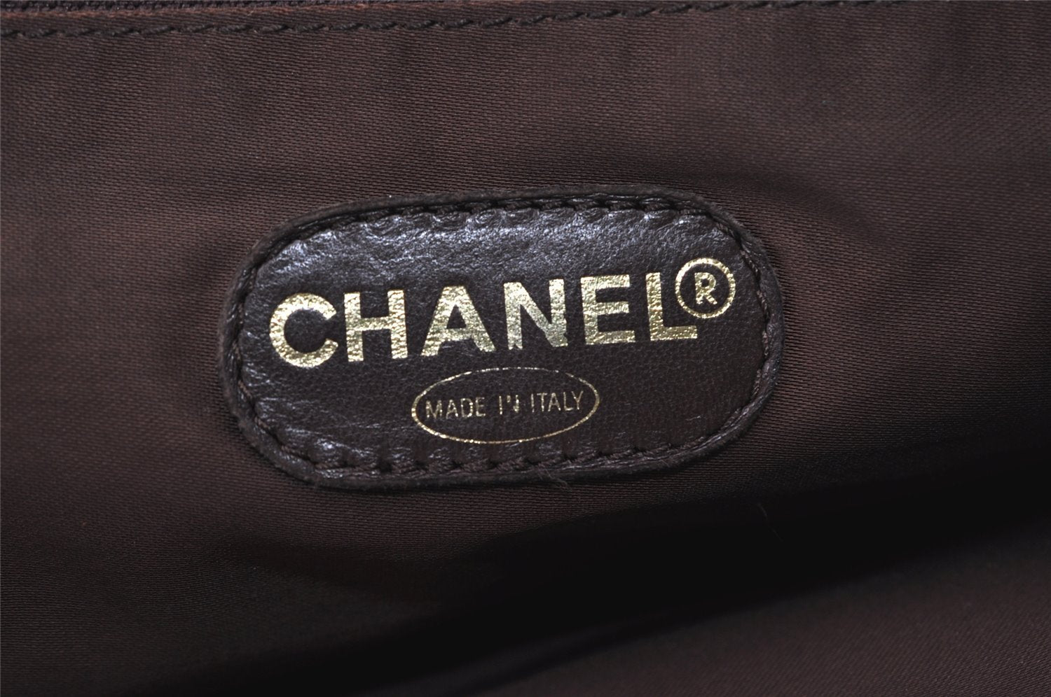 Authentic CHANEL CC Logo Chain Shoulder Hand Bag Purse Suede Brown 3188J