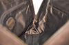 Authentic CHANEL CC Logo Chain Shoulder Hand Bag Purse Suede Brown 3188J