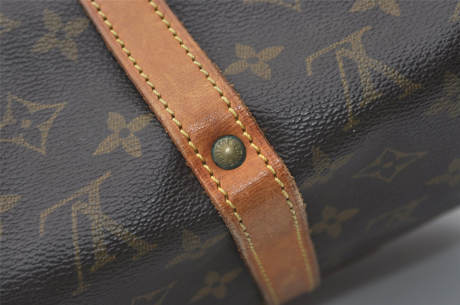 Authentic Louis Vuitton Monogram Saumur 30 Shoulder Cross Bag M42256 LV 3189J